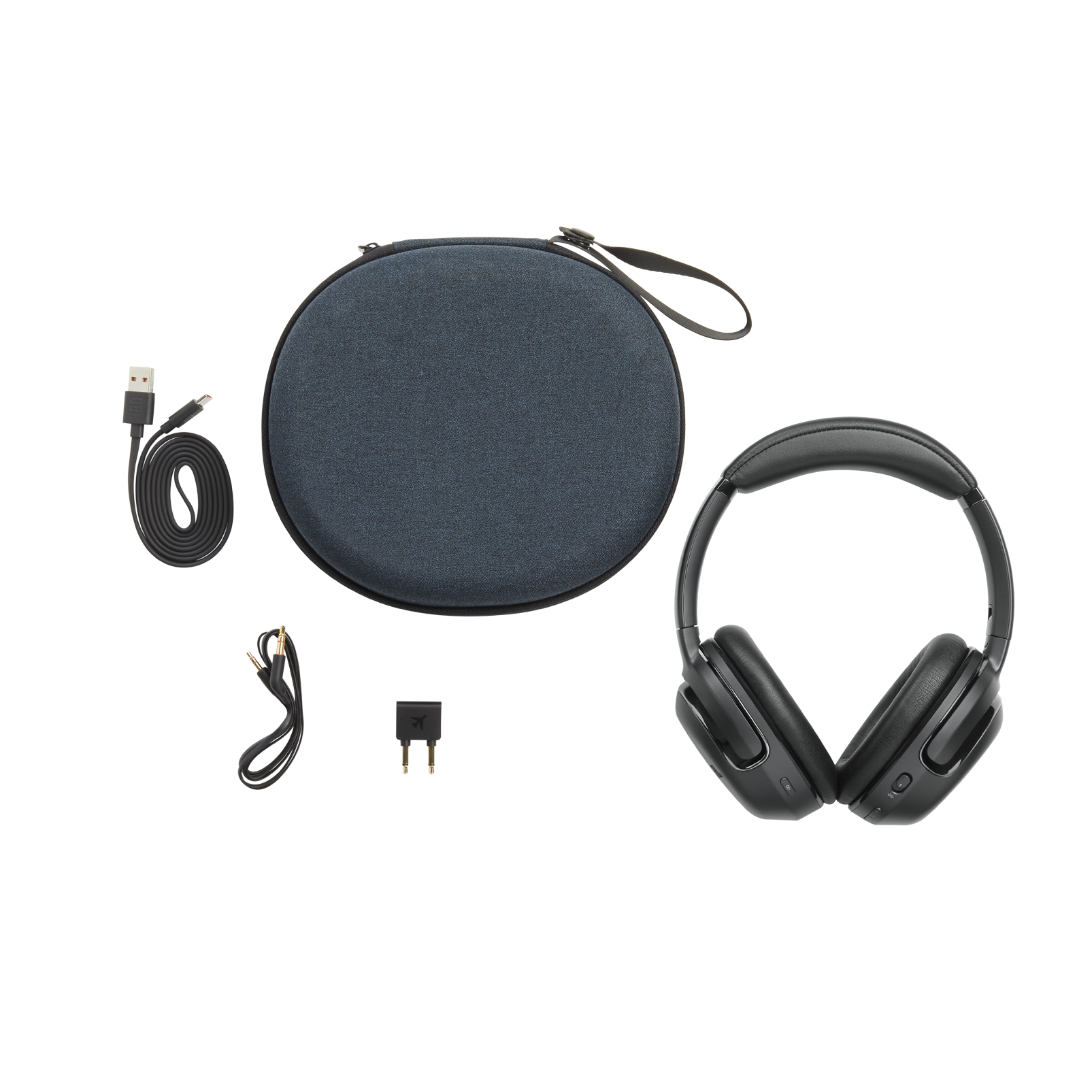 JBL Tour One - Black - Wireless over-ear noise cancelling headphones - Detailshot 1